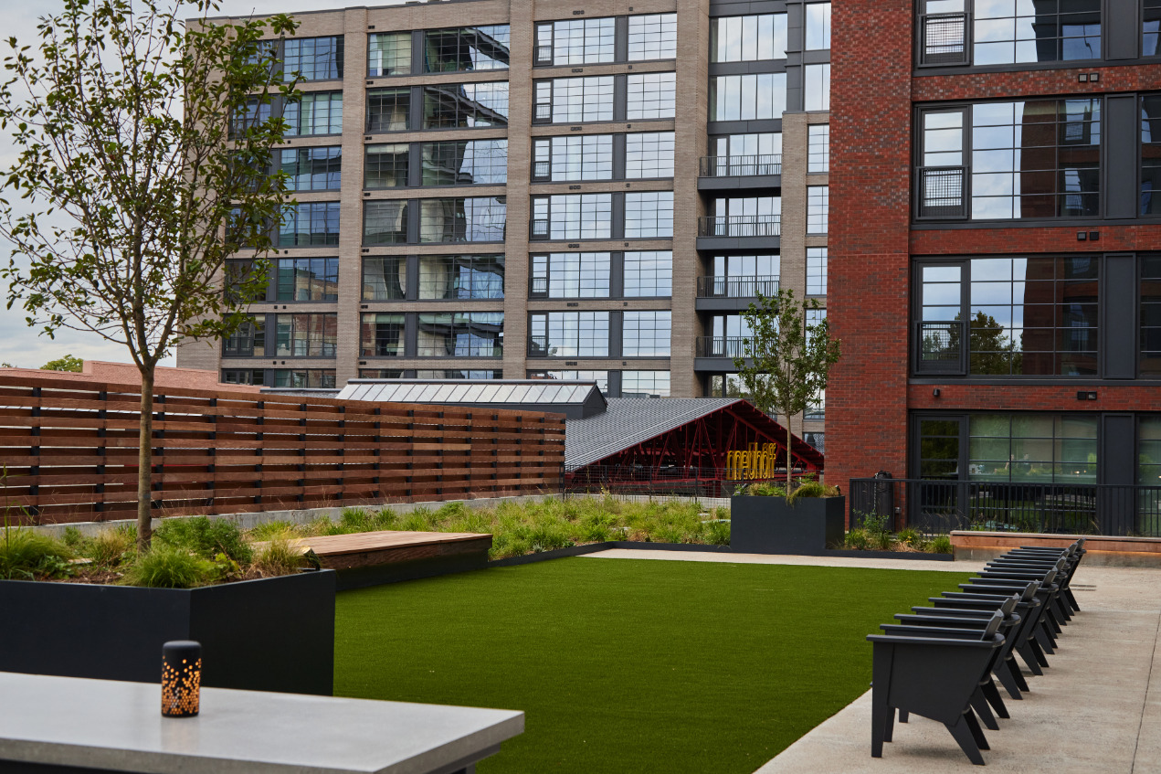 Outdoor courtyard