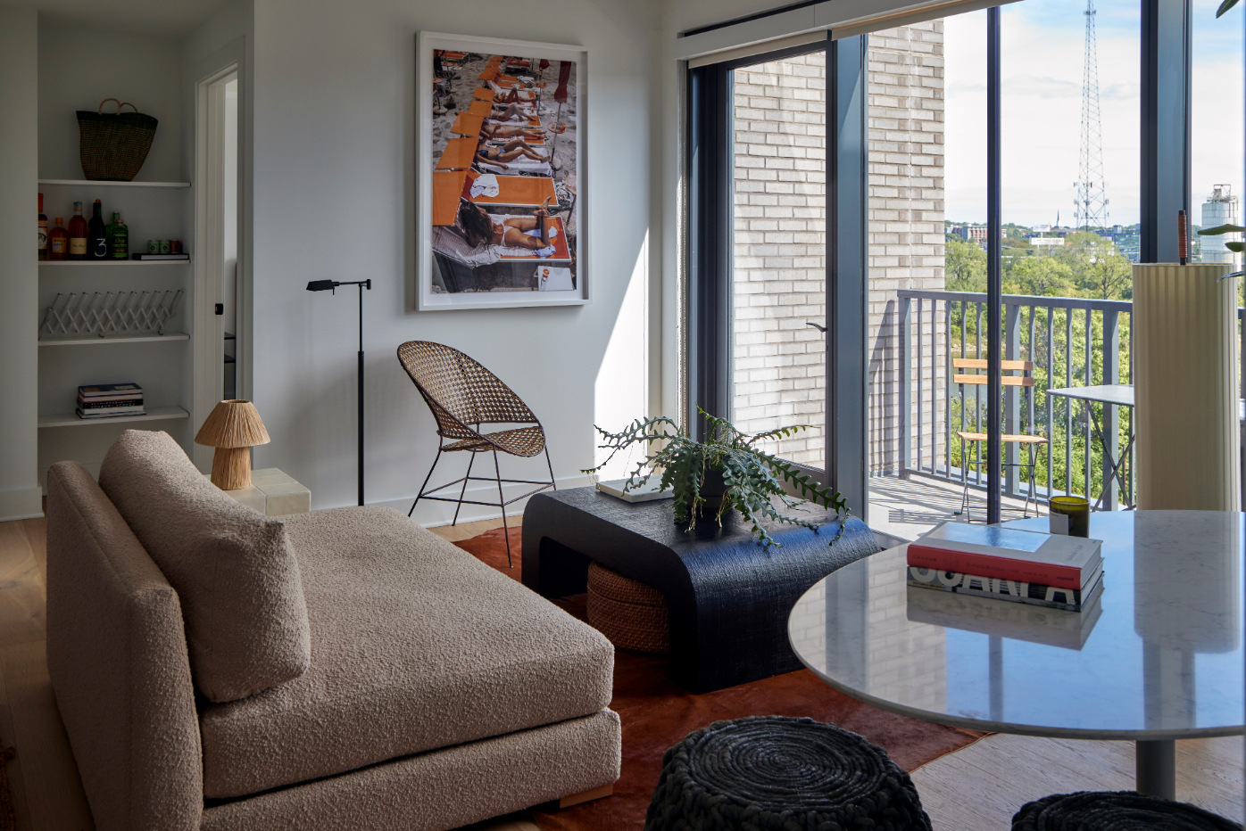 Living Room and Balcony